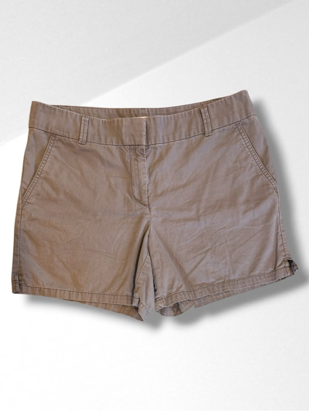 LOFT Outlet Gray 6" Chino Shorts Size 12 - 100% Cotton